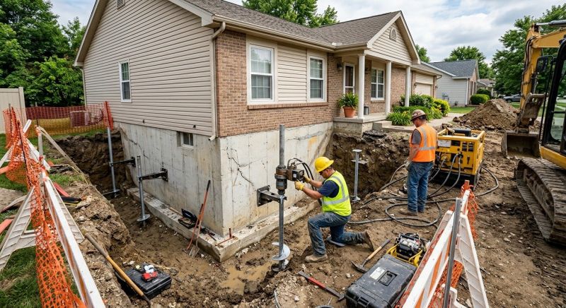 Building Foundation Repair in Somerset, TX