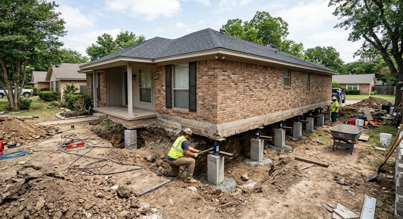 Concrete Foundation Leveling in Schertz, TX