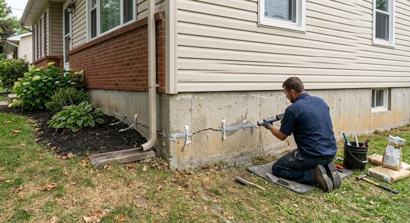 Cracked Foundation Repair in Boerne, TX