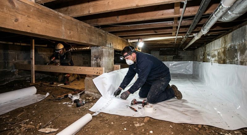 Crawl Space Leveling in San Antonio, TX