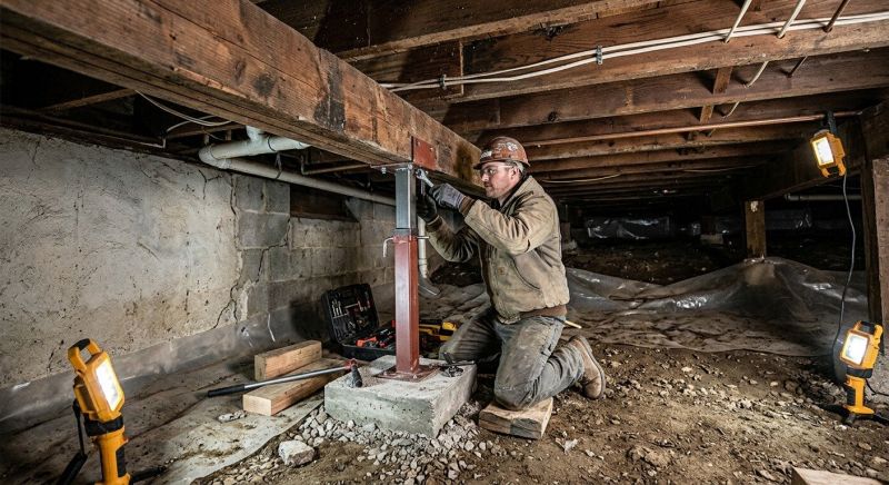 Crawlspace Foundation Repair in Bulverde, TX
