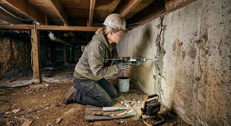 Crawlspace Foundation Repair in Castroville, TX