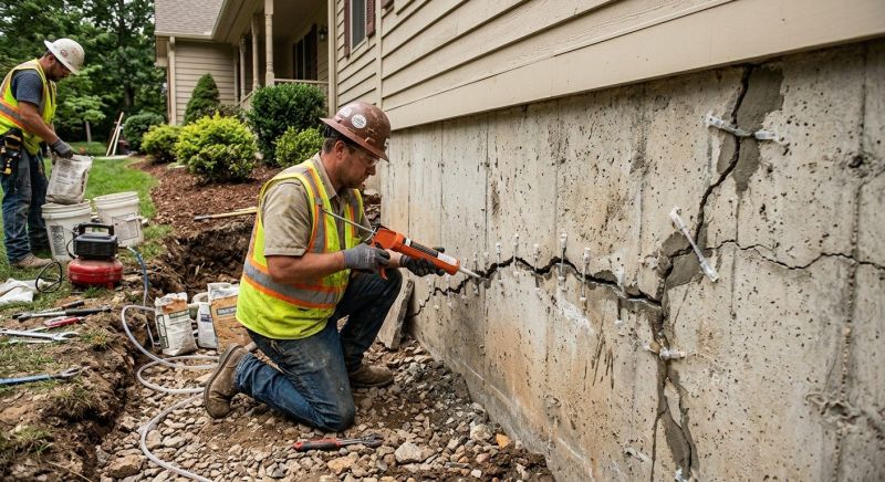 Foundation Crack Sealing in San Antonio, TX