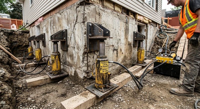 Foundation Jacking in Castroville, TX