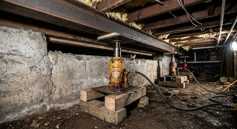 Foundation Jacking in Schertz, TX