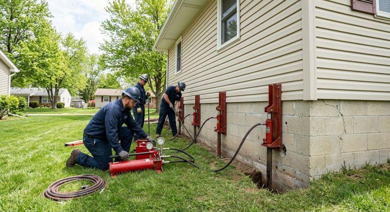 Foundation Jacking in Somerset, TX