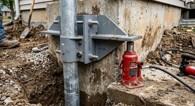 Foundation Pier Leveling in San Antonio, TX