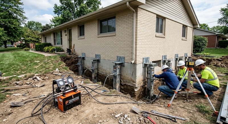 Foundation Pier Leveling in San Antonio, TX