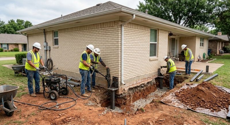 Foundation Stabilizing in Pipe Creek, TX