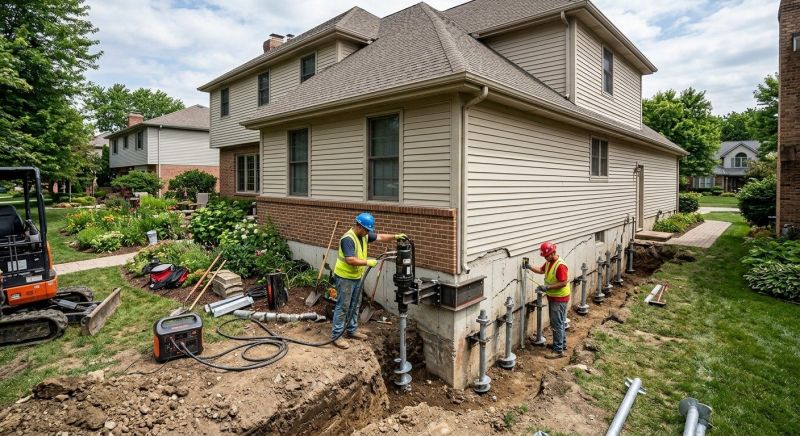 Helical Piers Installation in San Antonio, TX