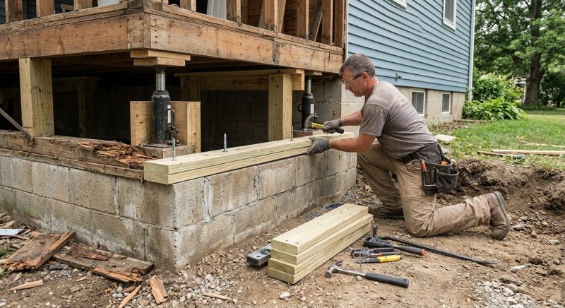 House Foundation Repair in Bandera County, TX