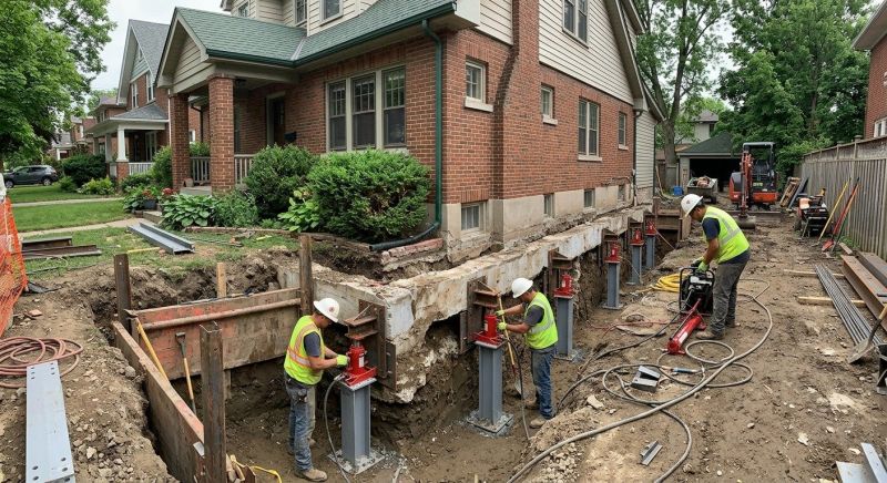 House Underpinning in San Antonio, TX