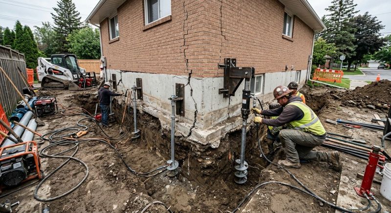 Sinking Foundation Repair in Bandera County, TX