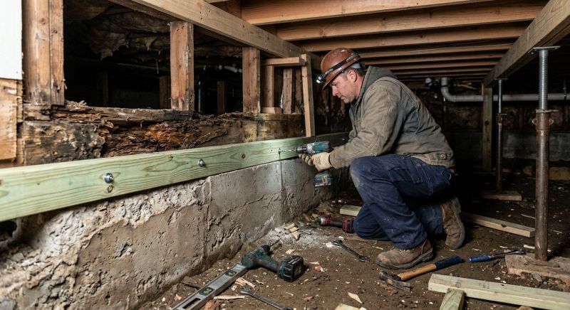 Sinking Foundation Repair in Bexar County, TX