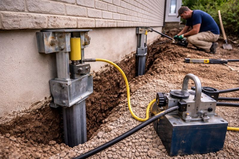 Sinking Foundation Repair in Boerne, TX