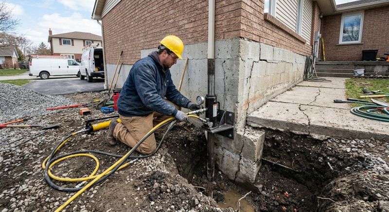 Sinking Foundation Repair in Castroville, TX