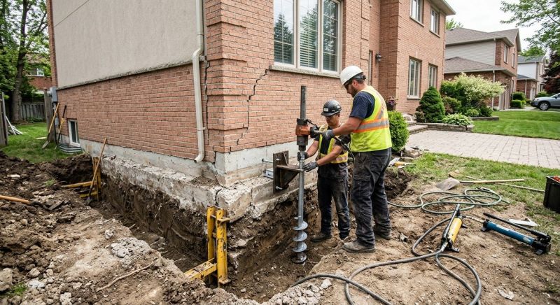 Sinking Foundation Repair in Lytle, TX